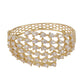 Priyaasi Women Gold-Polished American Diamond Studded Kada Bracelet - Swadesiicart