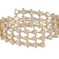 Priyaasi Women Gold-Polished American Diamond Studded Kada Bracelet - Swadesiicart