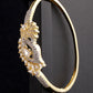 Priyaasi Women Gold-Polished American Diamond Studded, Peacock Inspired Bracelet - Noz2Toz