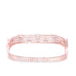 Priyaasi Women Rose Gold-Polished American Diamond Studded Bracelet in Square Shape - Swadesiicart