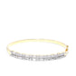 Priyaasi Women Gold-Polished American Diamond Studded Bracelet With Finger Ring - Swadesiicart