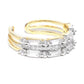 Priyaasi Women Gold-Polished American Diamond Studded Bracelet With Finger Ring - Swadesiicart