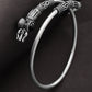 Priyaasi Oxidised Silver-Toned & Black Beaded Bracelet For Women And Girls - Noz2Toz