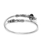 Priyaasi Oxidised Silver-Toned & Black Beaded Bracelet For Women And Girls - Swadesiicart