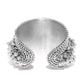 Priyaasi Women Oxidised Silver-Toned Ghungroo Handcrafted Cuff Bracelet - Swadesiicart