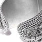 Priyaasi Women Oxidised Silver-Toned Ghungroo Handcrafted Cuff Bracelet - Swadesiicart