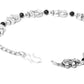 Priyaasi Women Antique Oxidised Silver-Toned Elephant Inspired Adjustable Chain Bracelet - Swadesiicart