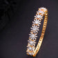 Priyaasi Women American Diamond And Ruby Stone Studded Beautiful Design Chain Bracelet - Noz2Toz
