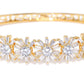 Priyaasi Women American Diamond And Ruby Stone Studded Beautiful Design Chain Bracelet - Swadesiicart