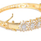 Priyaasi Women American Diamond And Ruby Stone Studded Beautiful Design Chain Bracelet - Swadesiicart
