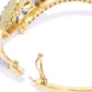 Priyaasi Women Gold-Polished American Diamond Studded, Floral Patterned Bracelet in Blue Color - Swadesiicart
