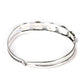 Priyaasi Women Oxidized Silver-Plated Cuff Bracelet with floral pattern - Swadesiicart