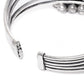 Priyaasi Women Oxidized Silver-Plated Cuff Bracelet - Swadesiicart
