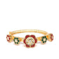 Priyaasi Women Handcrafted Floral Red and Green Bracelet - Swadesiicart