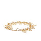 Priyaasi Women Gold-Polished Stone Studded Adjustable Bracelet - Swadesiicart
