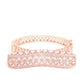 Priyaasi Women Rose Gold-Polished American Diamond Party Bangle Style Bracelet - Swadesiicart