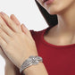 Priyaasi Women American Diamond Studded Bangle Style Bracelet - Swadesiicart