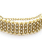 Priyaasi Women Kundan & Pearl Gold-Polished Wraparound Bracelet - Swadesiicart
