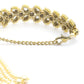 Priyaasi Women Kundan Gold-Polished Leaf Wraparound Bracelet - Swadesiicart