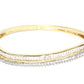Priyaasi Women American Diamond Gold-Polished Bangle Style Bracelet - Noz2Toz