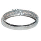 Priyaasi Women Rose Gold American Diamond Gun Metal Plated Bangle Style Bracelet - Swadesiicart