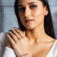 Priyaasi Women Elegant Blue Stone Silver Plated Bracelet - Swadesiicart