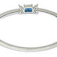 Priyaasi Women Elegant Blue Stone Silver Plated Bracelet - Swadesiicart