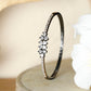 Priyaasi Women Dual Toned Mini Flower American Diamond Bracelet - Swadesiicart