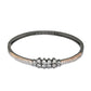 Priyaasi Women Dual Toned Mini Flower American Diamond Bracelet - Swadesiicart
