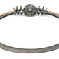 Priyaasi Women Dual Toned American Diamond Floral Bracelet - Swadesiicart