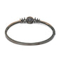 Priyaasi Women Dual Toned American Diamond Floral Bracelet - Swadesiicart