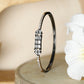 Priyaasi Women Dual Toned American Diamond Leaf Bracelet - Noz2Toz