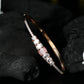 Priyaasi Women Pink Solitaire Rose Gold Bracelet - Noz2Toz