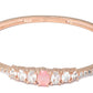 Priyaasi Women Pink Solitaire Rose Gold Bracelet - Swadesiicart