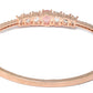 Priyaasi Women Pink Solitaire Rose Gold Bracelet - Swadesiicart