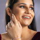 Priyaasi Women Elegant Pink Stone Rose Gold Bracelet - Swadesiicart