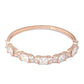 Priyaasi Women American Diamond Rose Gold Floral Bracelet - Swadesiicart