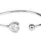Priyaasi Women Solitaire Heart Silver Plated Bracelet - Swadesiicart