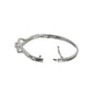 Priyaasi Women Pink Leaf American Diamond Silver Plated Bracelet - Swadesiicart