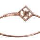 Priyaasi Women Geometric Studded Pearl Rose Gold-Polished Bracelet - Swadesiicart