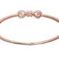 Priyaasi Women Stylish American Diamond Rose Gold Bracelet - Swadesiicart