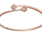Priyaasi Women Rose Gold Blooming Flower American Diamond Bracelet - Swadesiicart