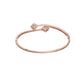 Priyaasi Women Rose Gold Blooming Flower American Diamond Bracelet - Swadesiicart