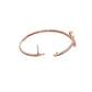 Priyaasi Women Rose Gold Blooming Flower American Diamond Bracelet - Swadesiicart