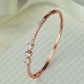 Priyaasi Women Rose Gold American Diamond Bracelet - Swadesiicart