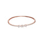 Priyaasi Women Rose Gold American Diamond Bracelet - Swadesiicart