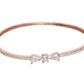 Priyaasi Women Rose Gold American Diamond Bracelet - Swadesiicart