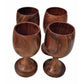 Handmade Sheesham Wooden Glass - Swadesiicart