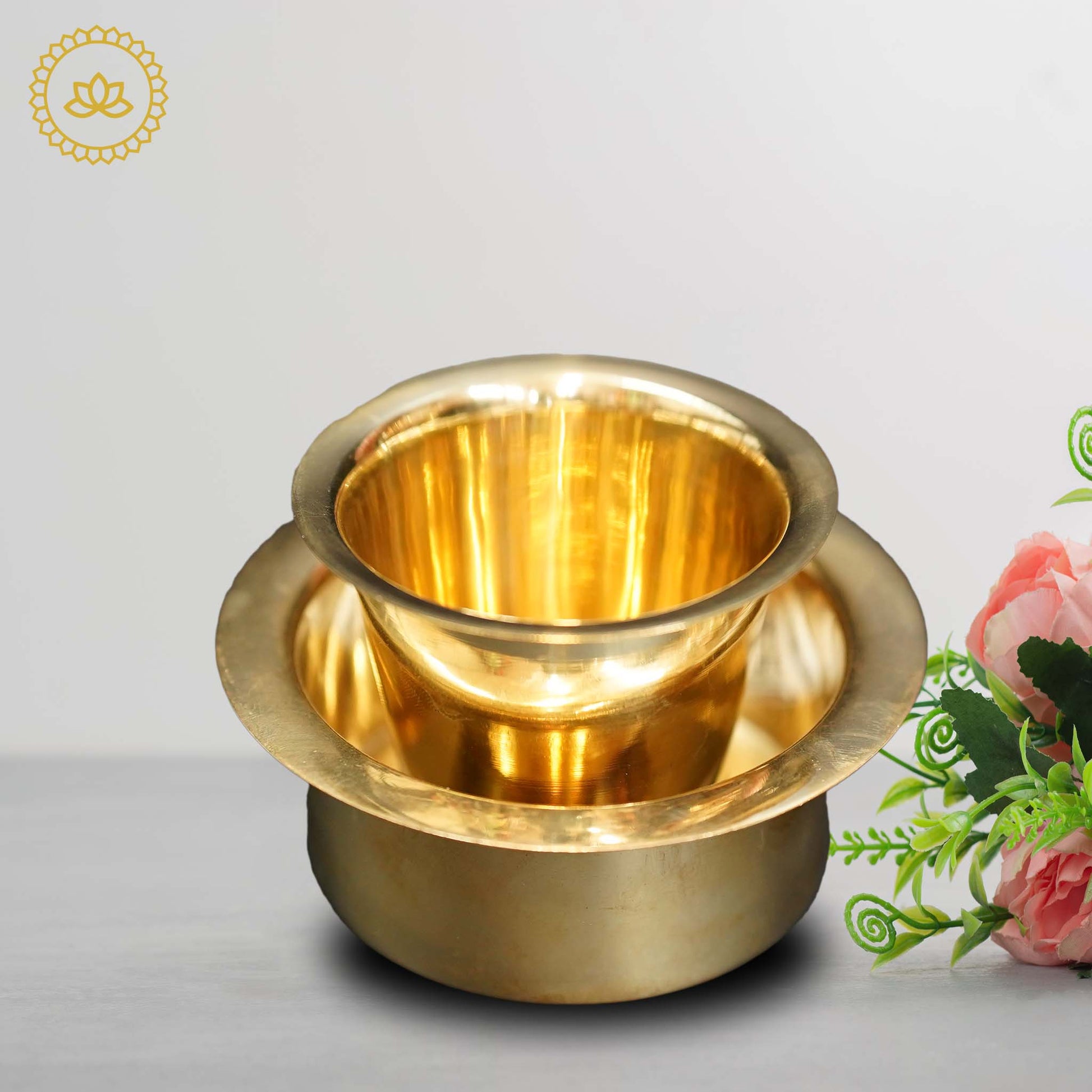 Brass Coffee Set - Swadesiicart