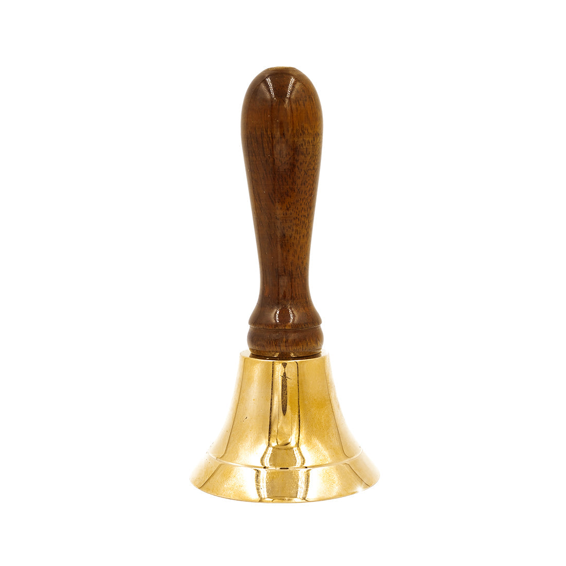 Shubhkart Nitya Brass Wooden Puja Bell | Swadesiicart